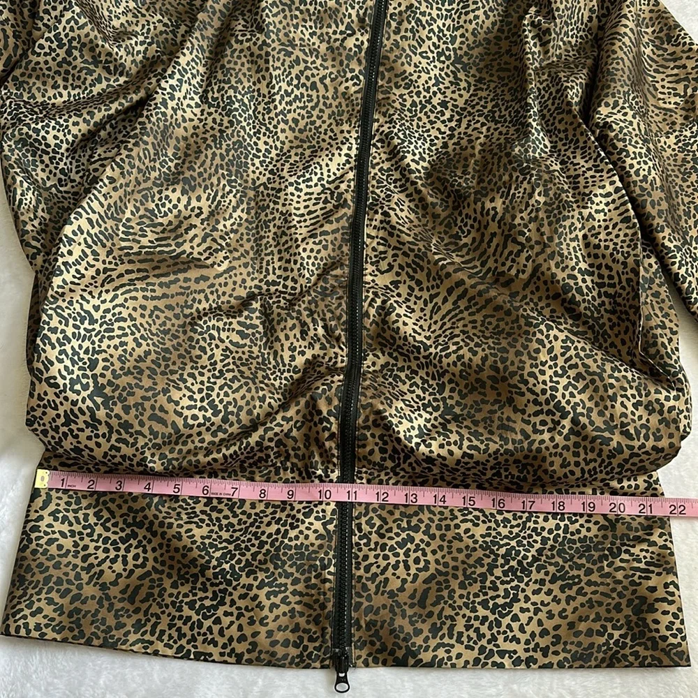 VTG Women’s Oversized Animal Leopard Print Rare Quirky Lightweight Windbreaker L